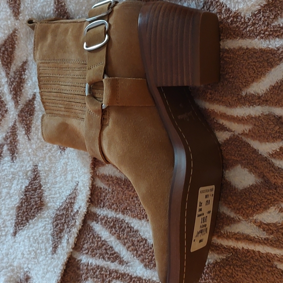 ❤️ SALE ❤️ Nwt Sam Edelman Suede Tan Boots - Picture 13 of 14